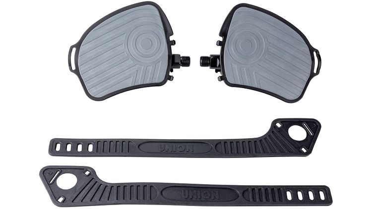 Pfautec Pedal für Heimtrainer 9/16 Zoll schwarz/grau