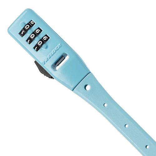 Trelock Zahlen-Kabelschloss Strap It 53 cm blau