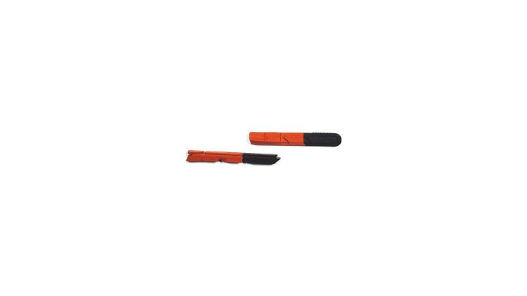 Kool Stop Bremsgummi V-Brake schwarz/lachsrot