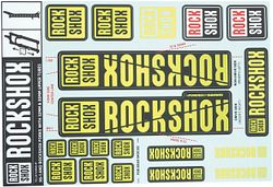 RockShox Dekor Set Ø 30/32 mm gelb