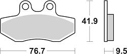 SBS Scooterbelag 190CT Carbon Tech