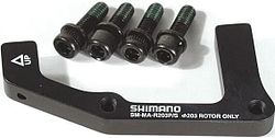 Shimano Scheibenbremsadapter PM auf IS 203 mm hinten schwarz