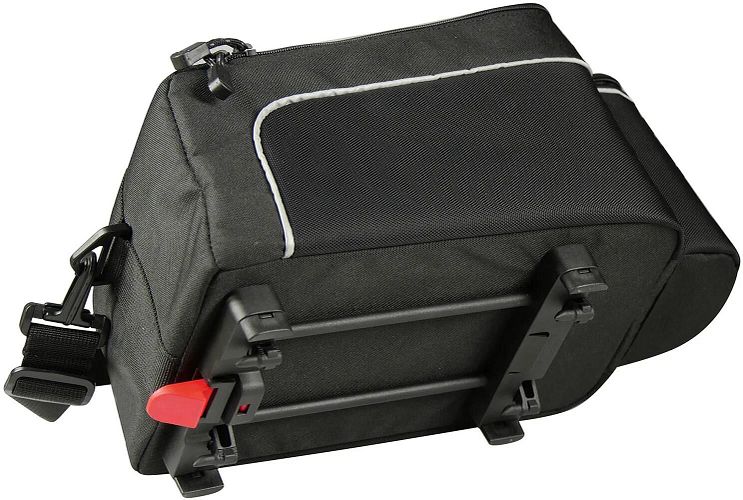 Rixen & Kaul Gepäckträgertasche Rackpack Light schwarz mit Racktime Adapter