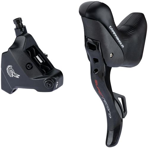 Campagnolo Scheibenbremse Super Record EPS 12s hinten 160 mm schwarz links