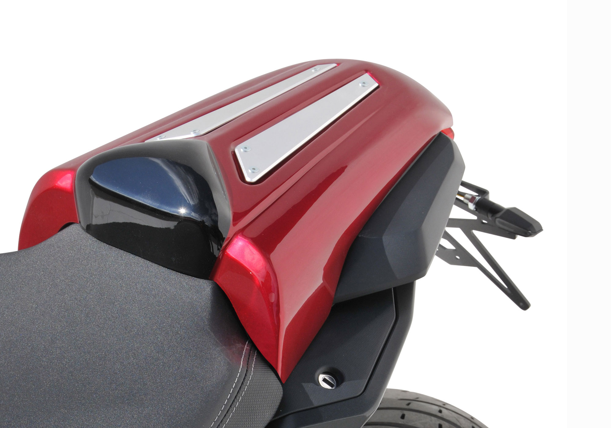 BODYSTYLE Sportsline Sitzkeil ABS Kunststoff rot für HONDA CB650R 