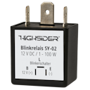 Vorschaubild HIGHSIDER smart SY-02 Blinkrelais 3-polig, 12 VDC, 1-100 Watt