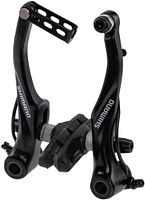 Shimano V-Brake BR-T4000 hinten schwarz Bolzen 16 mm (Sonderposten, lose)<BR/>Fü