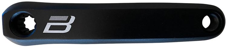 Stronglight Magan 3 B Kurbelsatz 170 mm schwarz schwarz (Sonderposten, lose), Aufdruck "