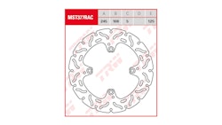 TRW Bremsscheibe MST377RAC