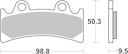 Vorschaubild SBS Bremsbelag 683RST Road Racing Sinter