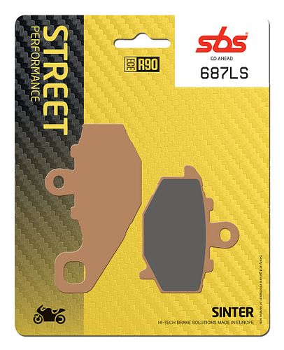 SBS Bremsbelag 687LS Street Sinter