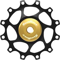 Sunrace Schaltrolle 12 Zähne schwarz/gold