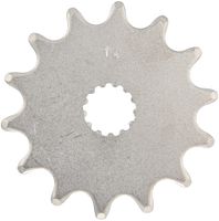 Esjot Steck-Zahnkranz 14 Zähne silber 1/2" x 3/32", für Panasonic E-Bike Antriebe