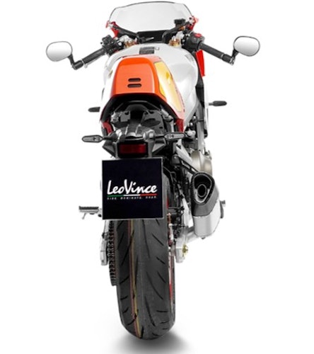 LEOVINCE Schalldämpfer Komplettanlage mit Katalysator SBK LV-14 R für Yamaha MT09 und XSR