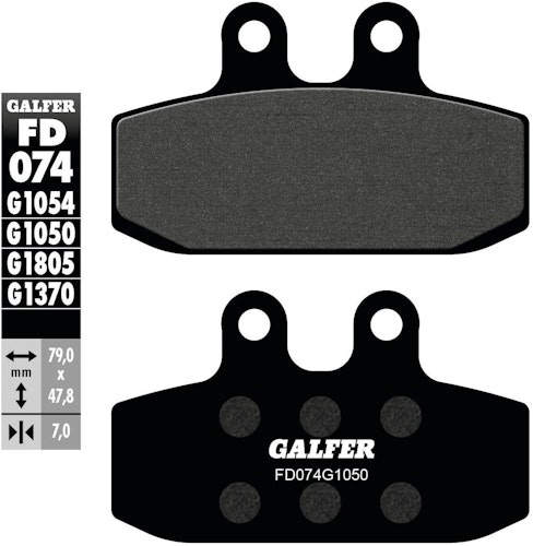 Galfer Bremsbelag G1050 - Organisch Scooter, Bremsbelag "FD074" Satz