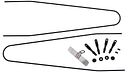Vorschaubild CONTEC Befestigungsstrebensatz Splash Protect 28 Zoll schwarz 54 mm, 26", 48/54  mm