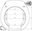 Vorschaubild ABUS Rahmenschloss PRO SHIELD™ 5755 XPlus™ (Sonderanfertigung, XPlus™ Code erforderlich)
