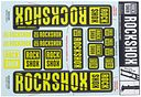 Vorschaubild RockShox Dekor Set 35 mm Dual Crown schwarz, gelb