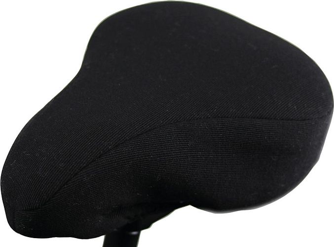 Haberland Sattelüberzug Velours L schwarz