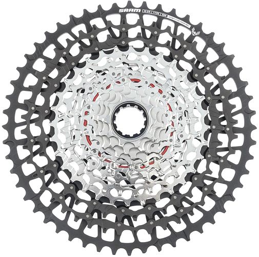 SRAM Kassette XS-1275 10-52 Zähne schwarz/silber