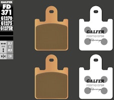 Galfer Bremsbelag FD371 - G1375R