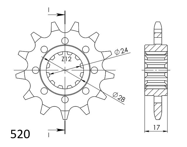 Supersprox Ritzel 520 14Z