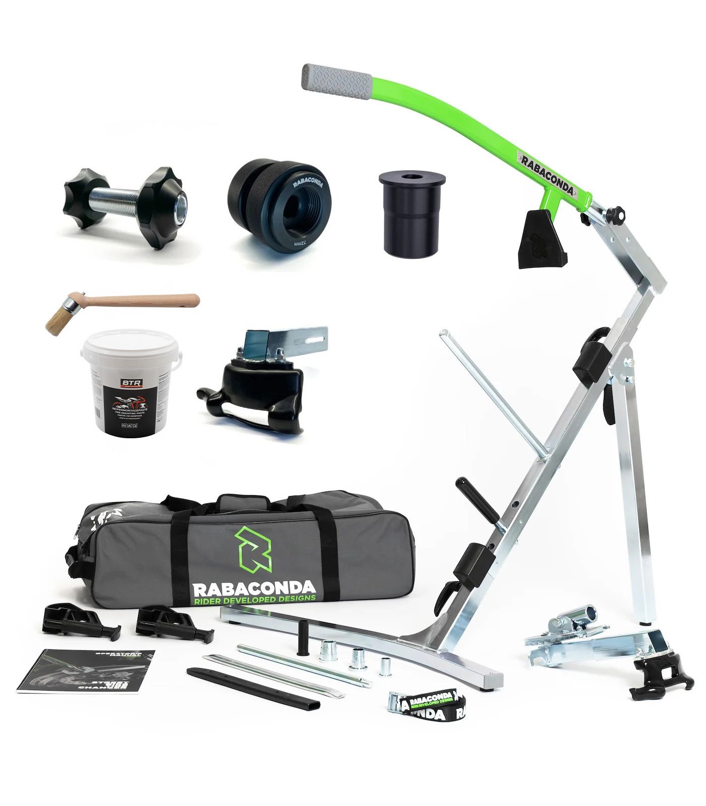 Rabaconda Reifenmontiergerät 12 - 21 Zoll Komplettset