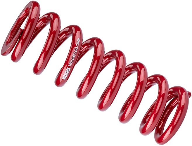 RockShox Feder 174 mm 600 lb rot