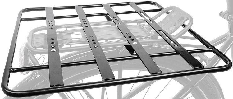 M-Wave Racky Baseplate Gepäckträgerplatte 40x40 cm schwarz