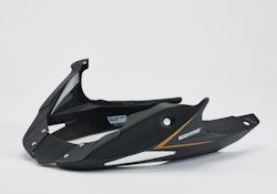 BODYSTYLE Sportsline Bugspoiler ABS Kunststoff grau-matt/gold für HONDA CB1000R 