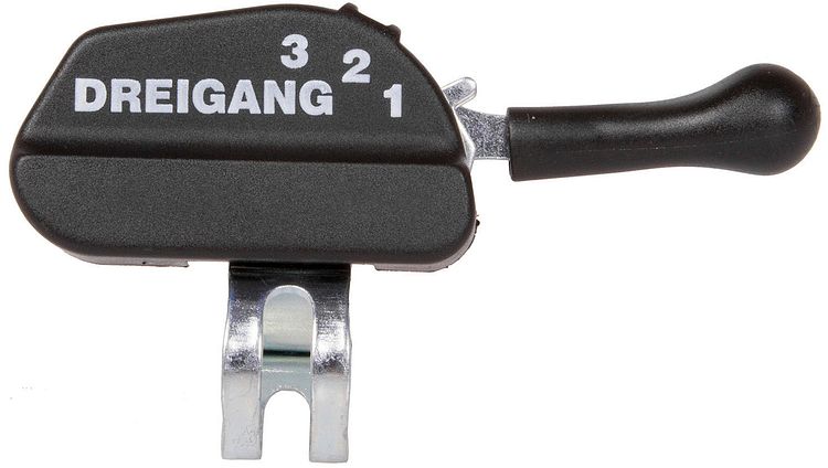Messingschlager Daumenschalthebel 3 Speed schwarz