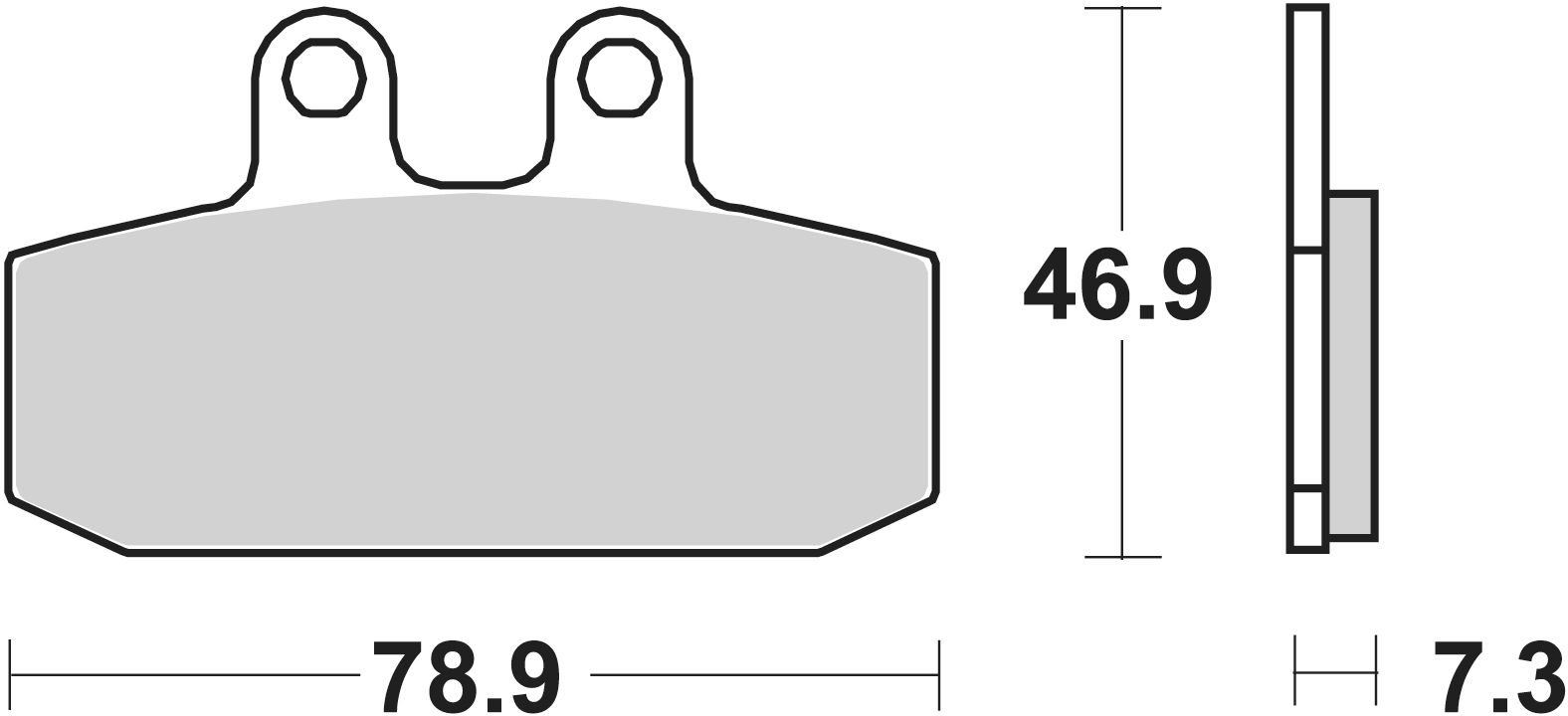 SBS Scooterbelag 108HF Street Ceramic