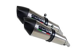 GPR Endschalldämpfer Kawasaki ZZR 1400 2012/16 e3 Pair EC-Approv. slip-on exhaust Gpe Ann. Titaiu