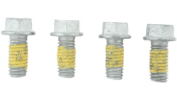 TRW Schraubensatz 4 Stück, M6x1, Schaftlänge 13 mm, Gesamtlänge 18, 5 mm, Schraubensatz Sechskant
