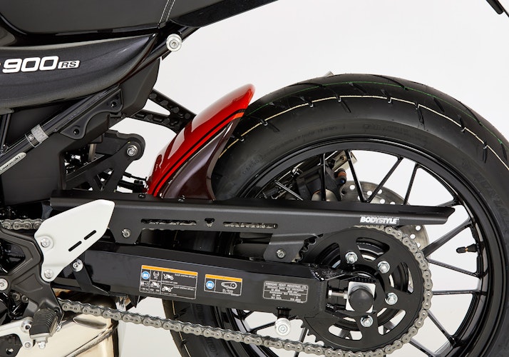 BODYSTYLE Sportsline Hinterradabdeckung mit Alu-Kettenschutz ABS Kunststoff unlackiert für KAWASAKI Z900 RS 