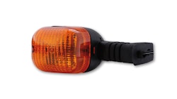 HIGHSIDER smart Duc-Style Glühlampen Blinker Gehäuse Schwarz / Linse Orange (Stück), Vorn Links & Hinten Rechts