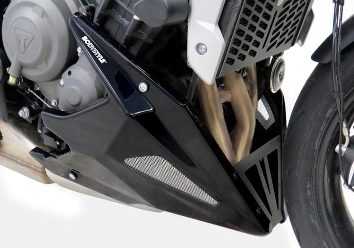 BODYSTYLE Raceline Bugspoiler ABS Kunststoff schwarz-matt für TRIUMPH Tiger Sport 660, Tiger Sport 800, Trident 660