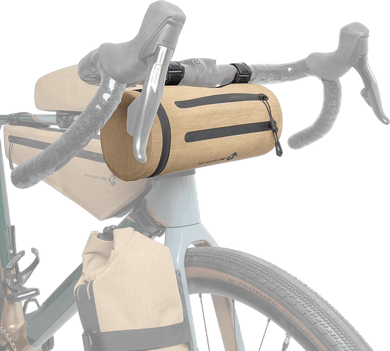 M-Wave Lenkertasche Rough Ride II Front S beige