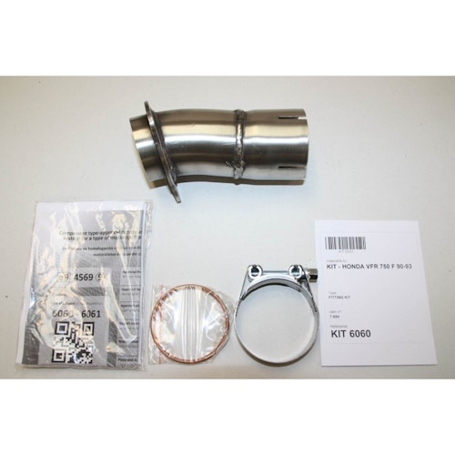 IXIL Hexoval Evolution Edelstahl gebuerstet Honda VFR 750 F