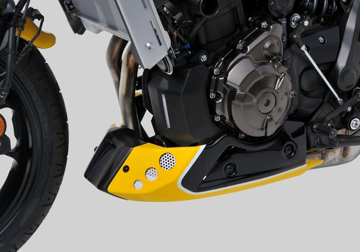 BODYSTYLE Sportsline Bugspoiler ABS Kunststoff silber für YAMAHA XSR700 / XTribute / Legacy 