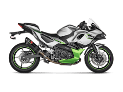 Akrapovič Slip-On Endschalldämpfer (Carbon) für Kawasaki Ninja 7 Hybrid 2024
