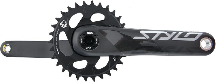 Truvativ Kettenradgarnitur Stylo Carbon Eagle 30 Zähne schwarz Fatbike 5", 175 mm Kurbellänge