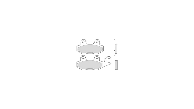Brembo Bremsbelag Typ SP, Sintermetall mit ABE, Bremsbelag "07YA20" Satz