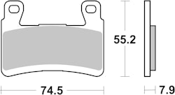 SBS Bremsbelag 894HS Street Sinter