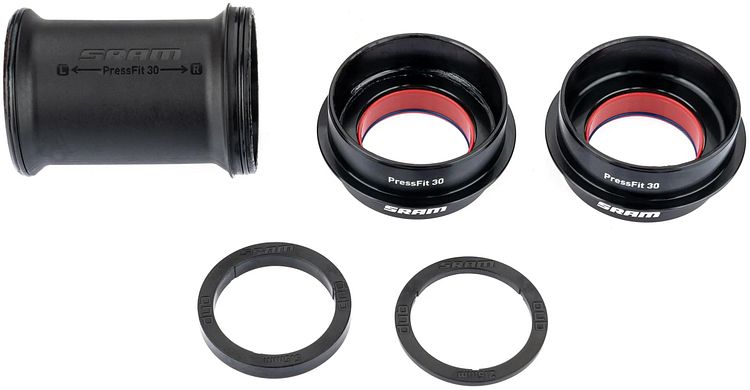 SRAM Innenlager DUB BB30 Pressfit Road Wide schwarz