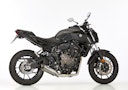 Vorschaubild SHARK KOMPLETTANLAGE Titan silber SRC 4 für YAMAHA MT-07 EURO3  