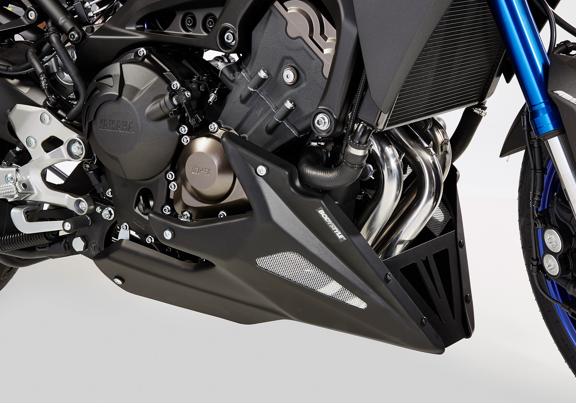 BODYSTYLE Raceline Bugspoiler ABS Kunststoff schwarz-matt für YAMAHA MT-09 / SP, XSR900
