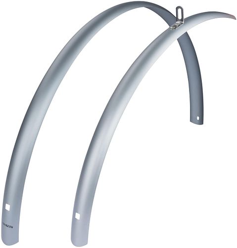 CONTEC Schutzblech-Set Splash Protect DLX 28 Zoll silber 28" - 55 mm breit