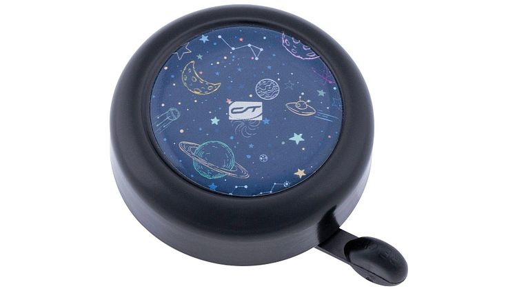 CONTEC Kinderklingel Kid-a-Ring schwarz-blau galaxy