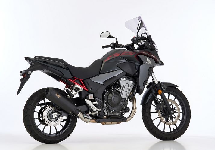 Shark Performance SLIP-ON Edelstahl beschichtet schwarz-matt DSX-10 für HONDA CB500F,CB500X,CBR500R EURO4  